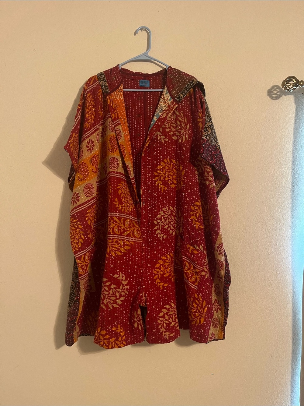 Kantha Hooded Romper OS